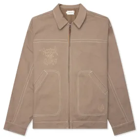 Script Carpenter Jacket - Light Brown