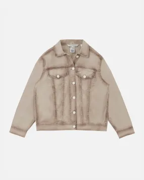 W Riviera Basic Denim Jacket Cream