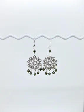 Willow: Pyrite Earrings - e652